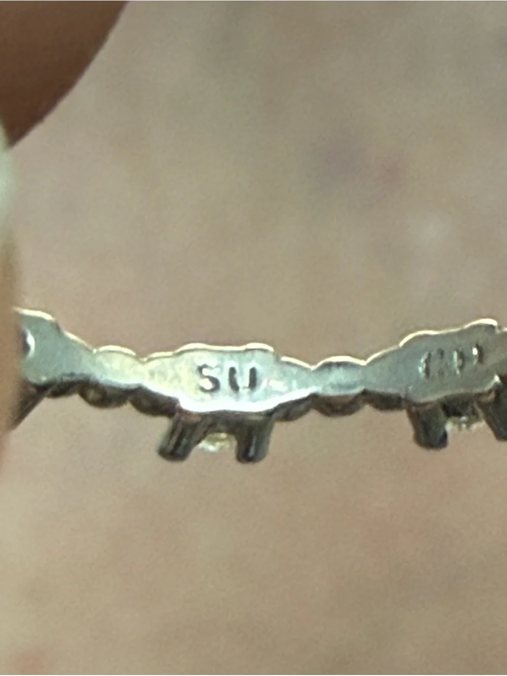 N/A shiny silver
